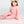 Load image into Gallery viewer, Baby girl wearing a pink long sleeve romper and sitting on a pink baby blanket
